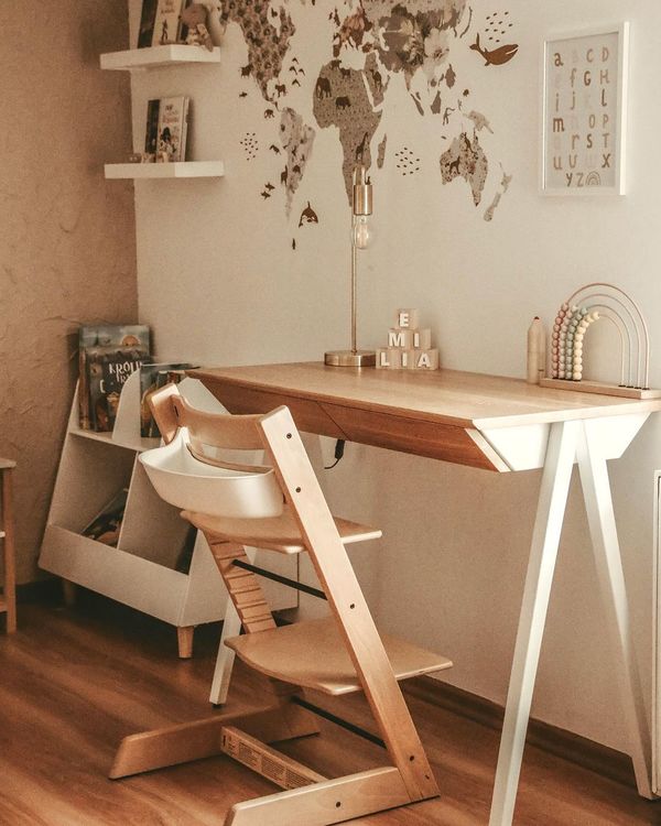 Dekornik, Väggklistermärke världskarta mint - Bild 3