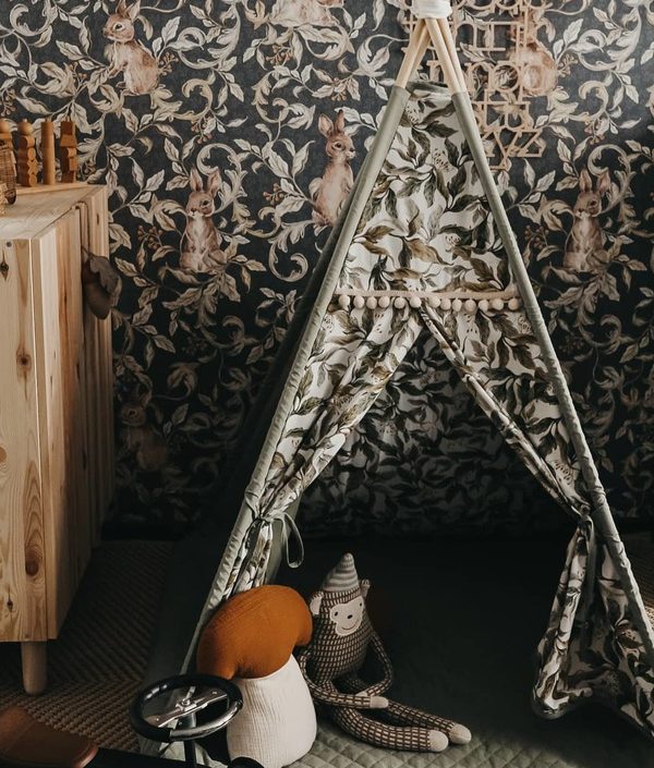 Dekornik, tapet Rabbits Groove Dark