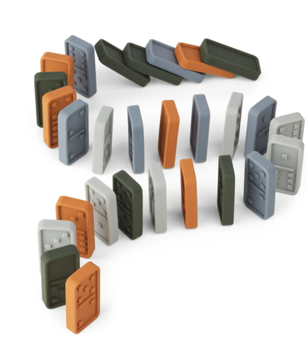 Liewood, Dodo domino i silikon, blue multi mix