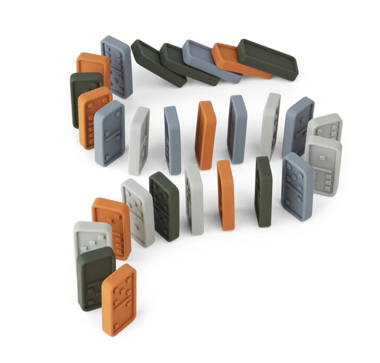 Liewood, Dodo domino i silikon, blue multi mix