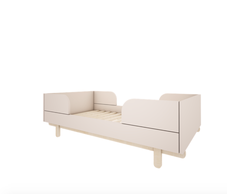 Woodluck, 2 in 1, spjälsäng och juniorsäng BASIC - Bild 3