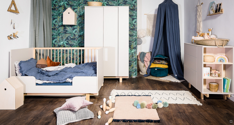 Woodluck, 2 in 1, spjälsäng och juniorsäng BASIC - Bild 8