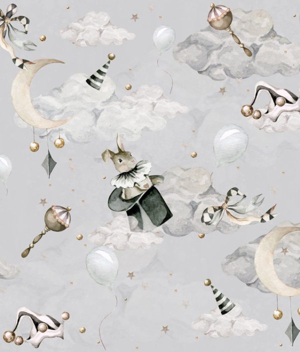 Dekornik, tapet Magic Celebration, Grey