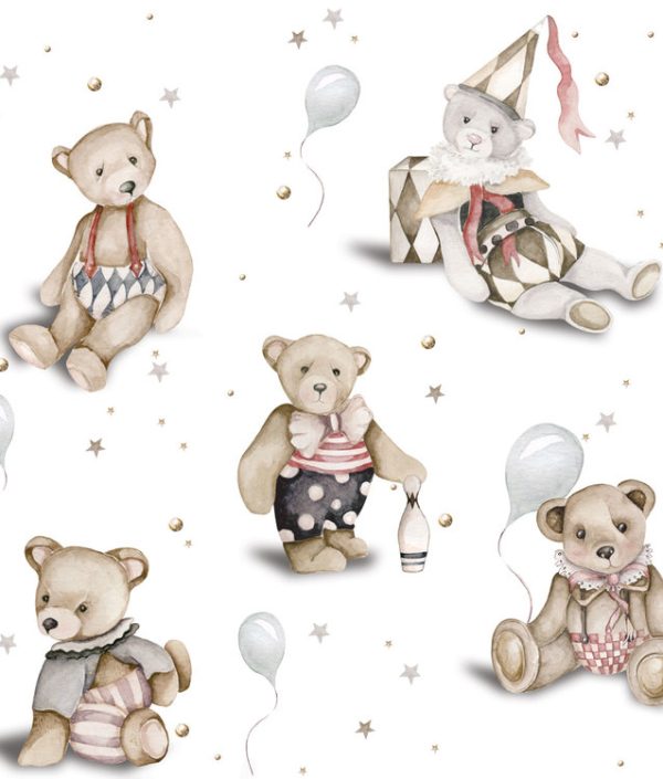 Dekornik, tapet Teddy Bears