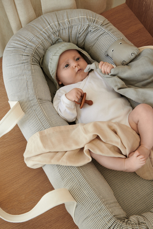 Liewood, babylift babynest, stripe see blue wave - Bild 3