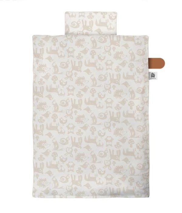 Sebra, sängkläder forest beige