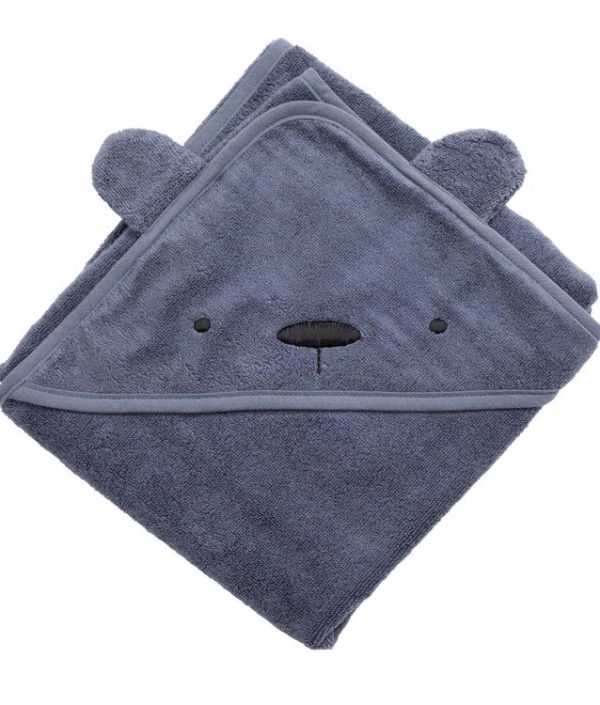 Sebra, terry handduk med huva, Milo the bear bramble