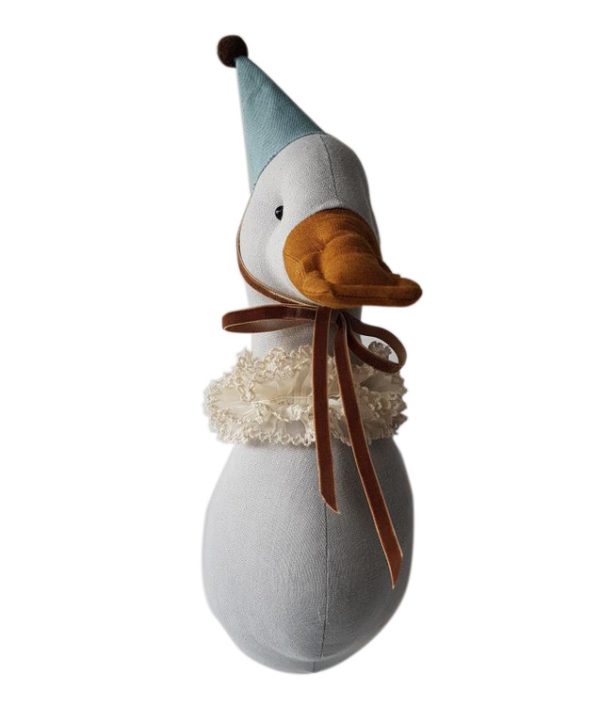 Väggdekoration blå anka