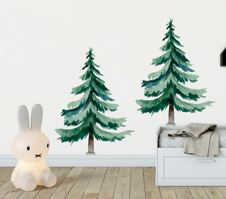 Väggklistermärke gran