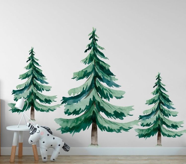 Väggklistermärke gran - Bild 3