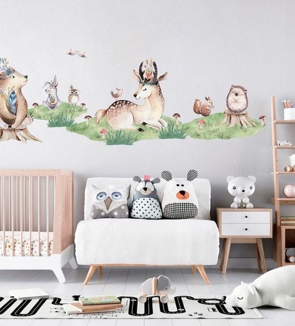 Väggklistermärken, forest friends