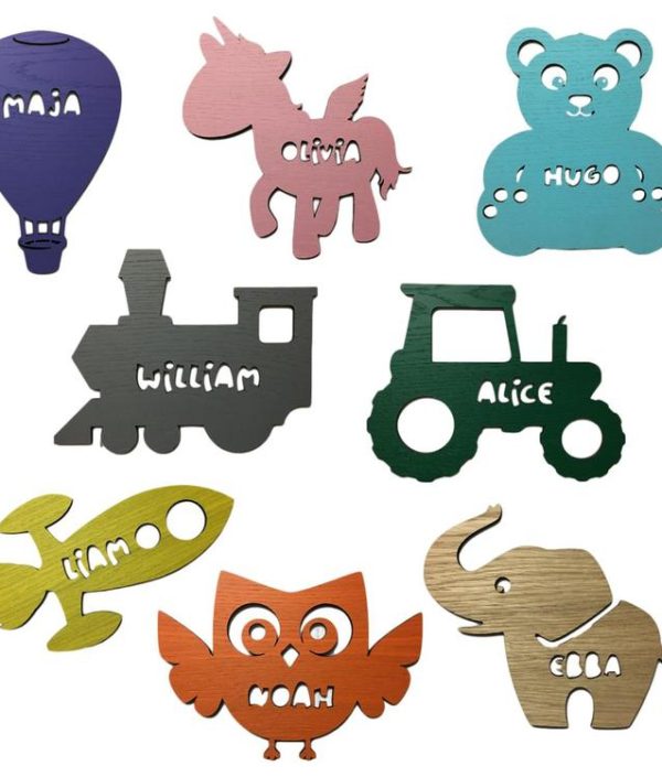 Personlig figurskylt - väggdekoration