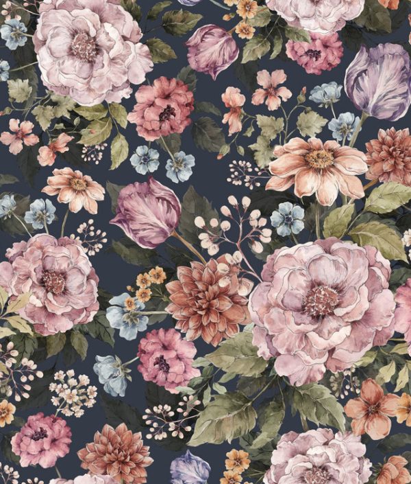 Dekornik, Tapet Bouquet of Flowers- violet