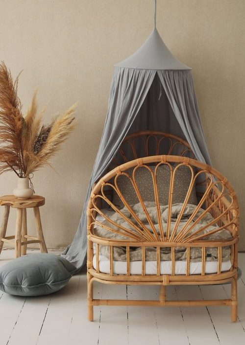 Moi Mili, Sänghimmel - Pigeon Grey