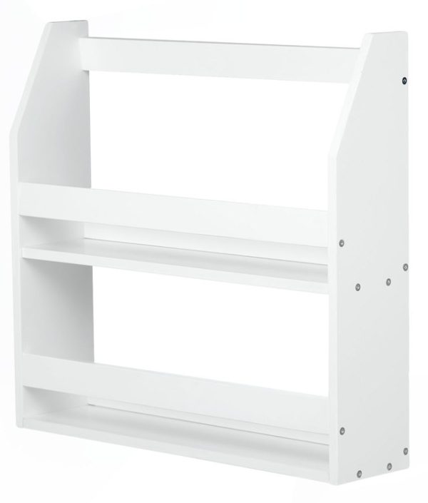 Vit bokhylla till barnrummet