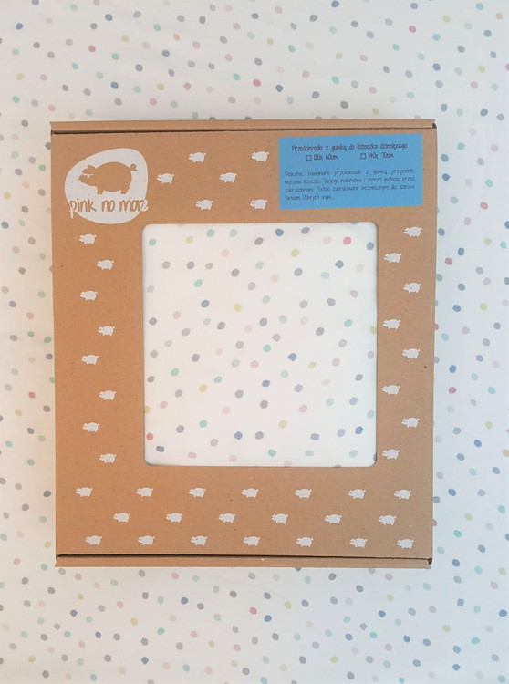 Dra-på-lakan spjälsäng, dots, Pink No More - Bild 2