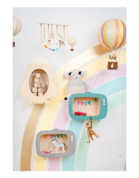 Up Warsaw, hylla tv, dusty grey