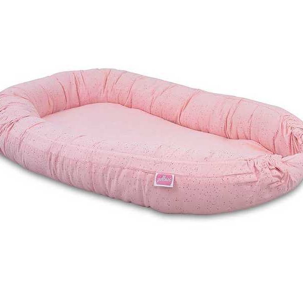 Jollein, babynest mini dots blush pink