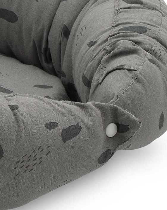 Jollein, babynest spot storm grey