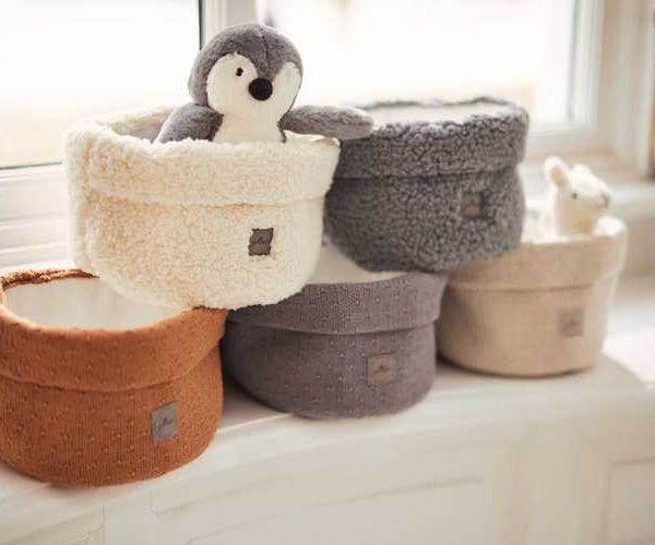 Jollein, förvaringskorg teddy cream