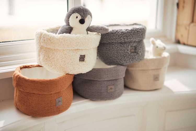Jollein, förvaringskorg teddy cream - Bild 2