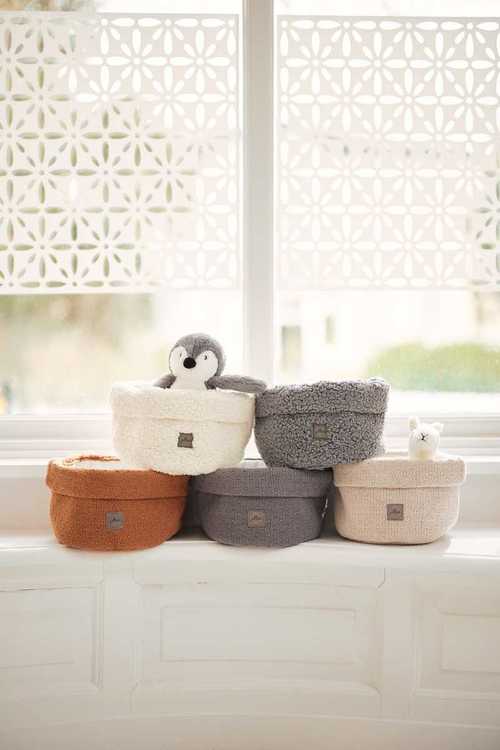 Jollein, förvaringskorg teddy cream - Bild 3
