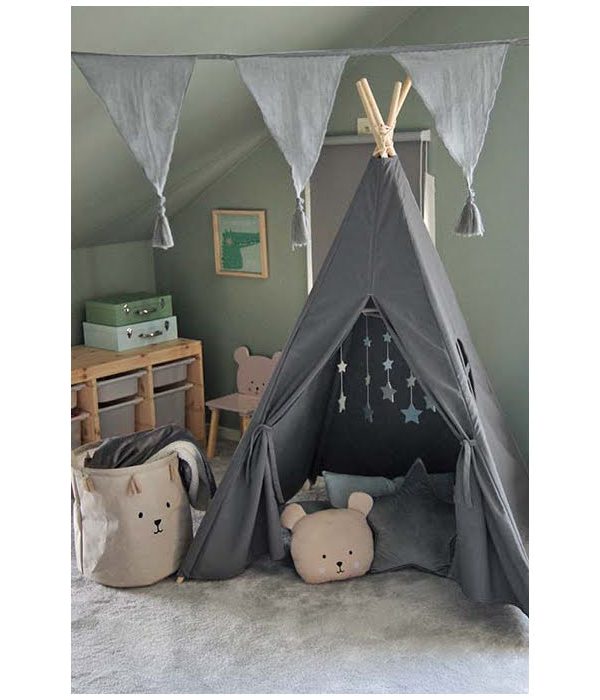 JaBaDaBaDo förvaringskorg teddy med tofsar