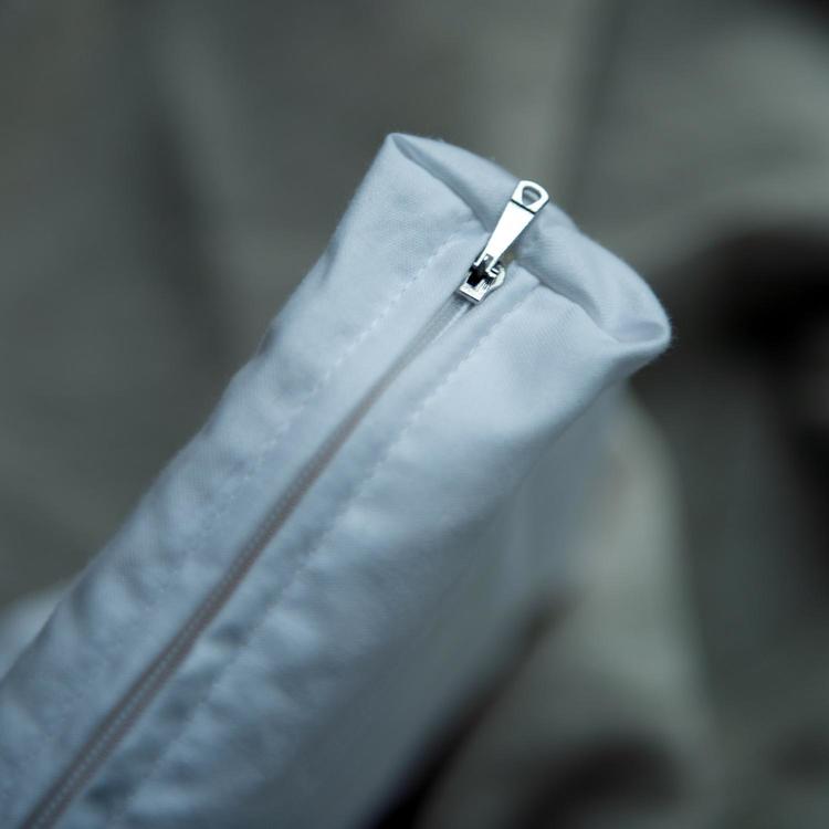 Ng Baby, Tjock vit spjälsängsskydd med volang - Bild 3