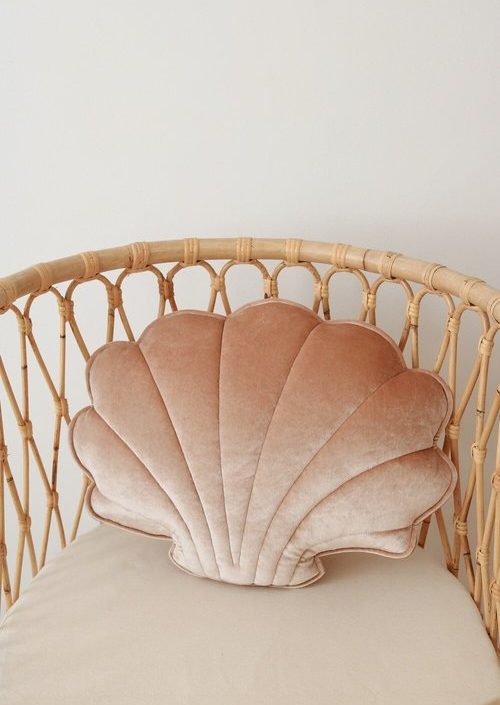 Moi Mili, kudde snäcka beige pearl