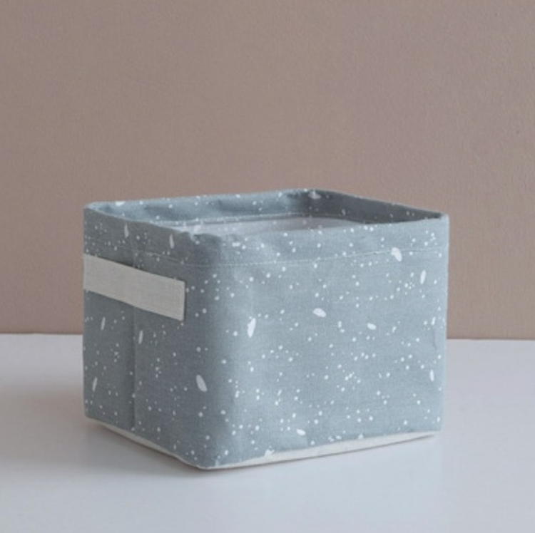 Liten grå förvaringskorg - Bild 2