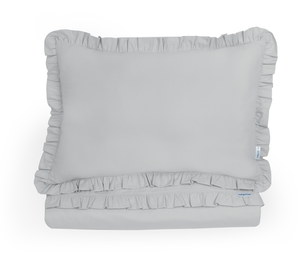 Babylove, Grå påslakanset spjälsäng och juniorsäng