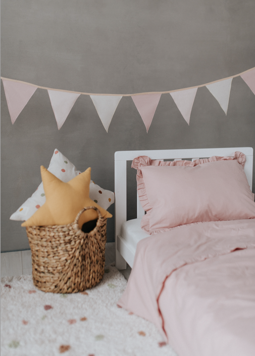 Babylove, Peach påslakanset spjälsäng och juniorsäng