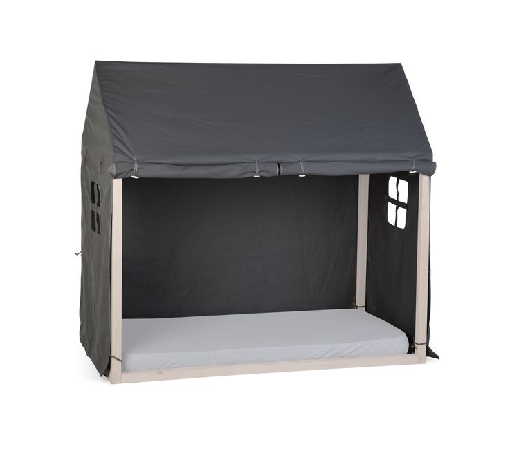 Childhome, sänggardin till hussäng 70x140 cm, anthracite