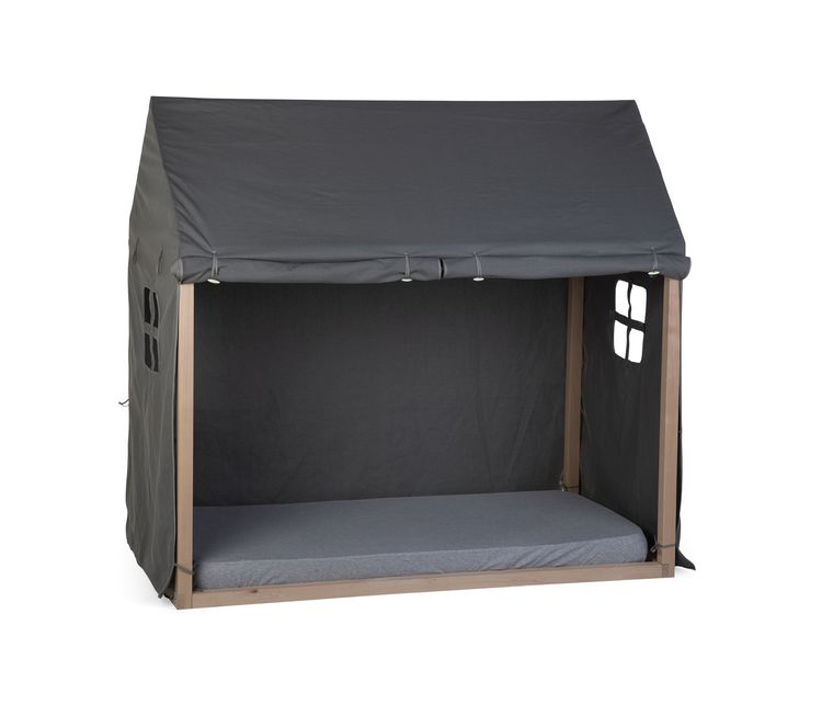 Childhome, sänggardin till hussäng 70x140 cm, anthracite - Bild 3