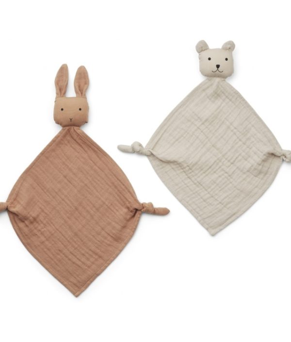 Liewood, Yoko snuttefilt 2-pack, tuscany rose mix