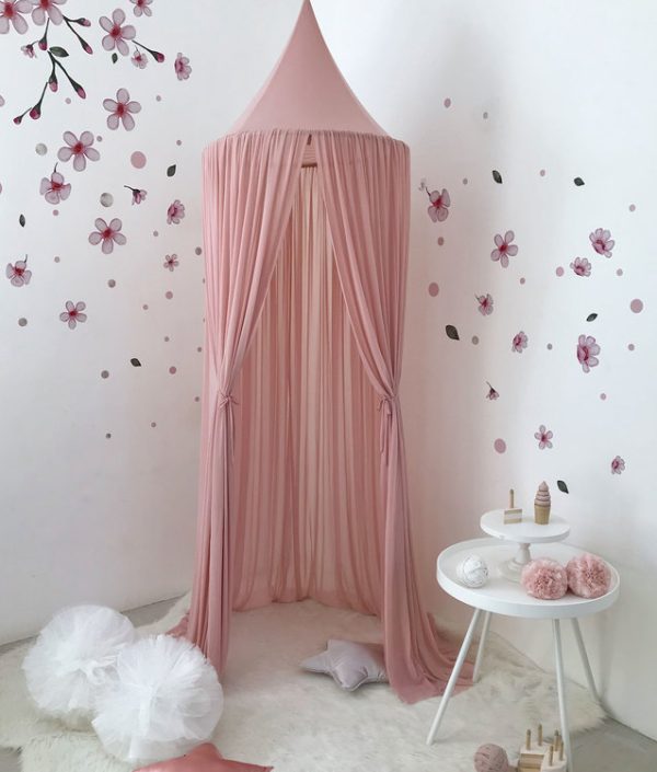Spinkie Baby, sänghimmel Sheer, Dusty Pink