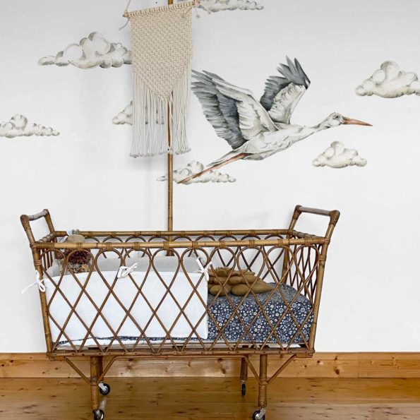 Dekornik, väggklistermärke Spring Stork - Bild 2