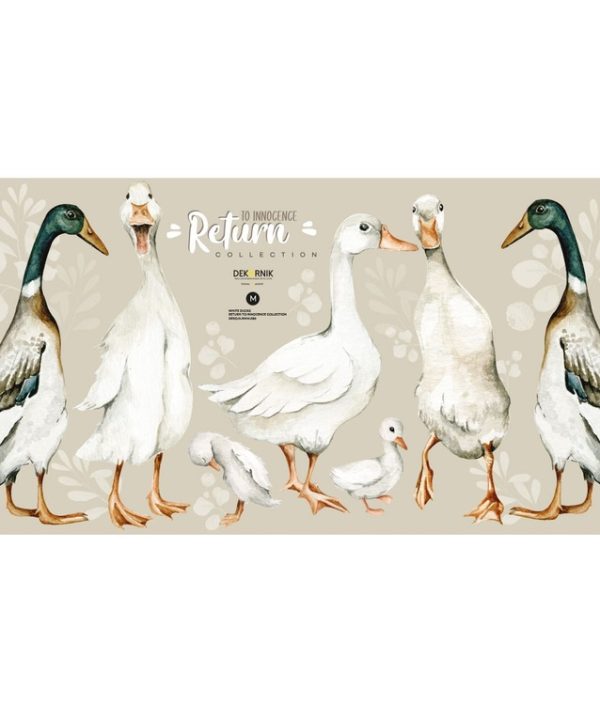 Dekornik, väggklistermärken White Ducks