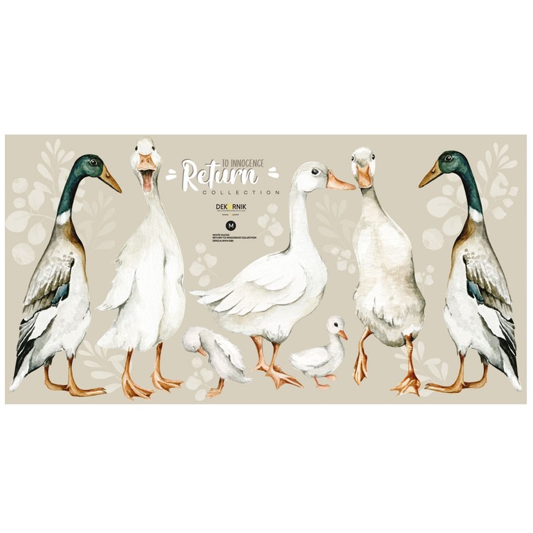 Dekornik, väggklistermärken White Ducks