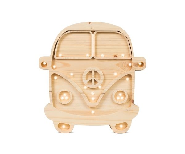 Little Lights, Nattlampa till barnrummet, Trä buss