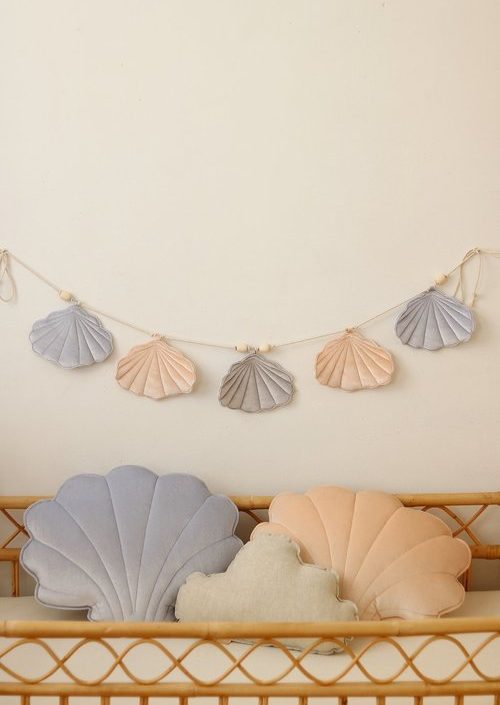 Moi Mili, vimpel i sammet snäcka Blue pearl