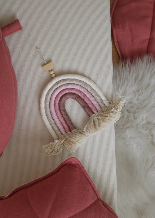 Moi Mili, väggdekoration regnbåge Pink Dreams