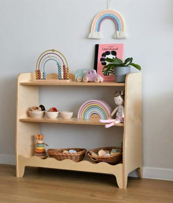 Bokhylla till barnrummet, natur