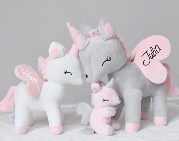 Gosedjur enhörning med namn