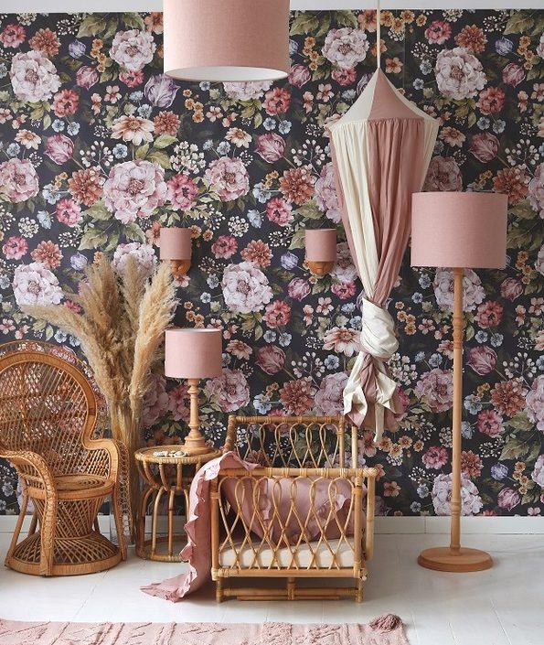 Lamps&Company, Vägglampa rosa linne