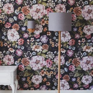 Lamps&Company, Golvlampa grå linne