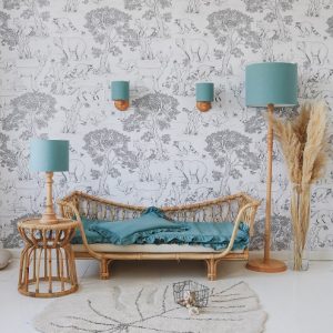 Lamps&Company, Vägglampa blå linne