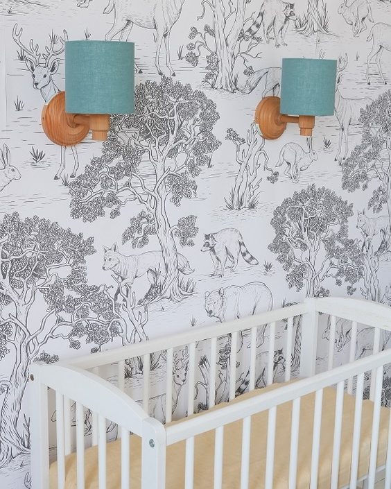 Lamps&Company, Vägglampa blå linne