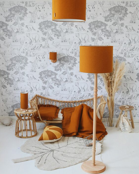 Lamps&Company, Mustard linne taklampa till barnrummet