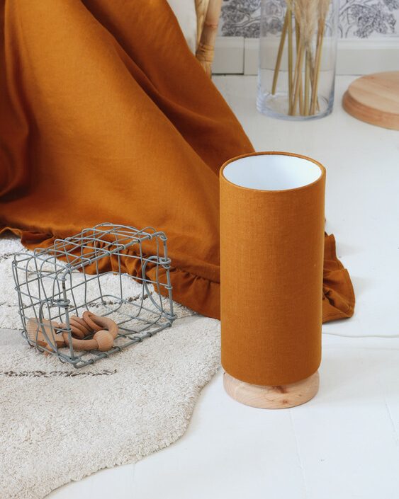 Lamps&Company, Sänglampa mustard linne